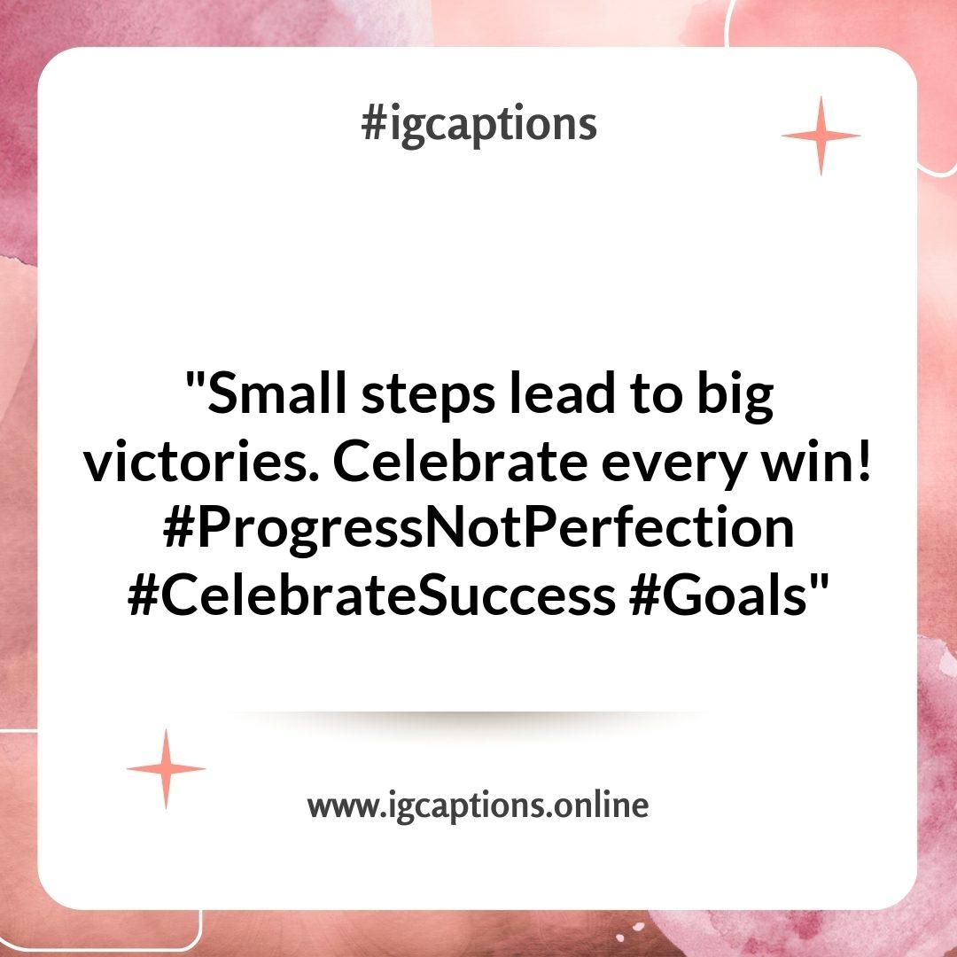 Celebrate Your Wins: Reflective Goals Instagram Captions for Guys Celebrate Your Wins: Reflective Goals Instagram Captions for Guys