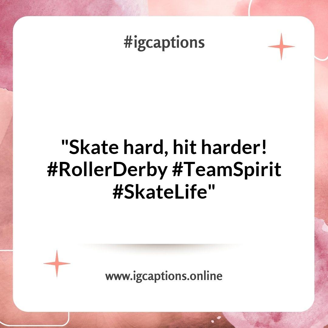 Creative Roller Derby Instagram Captions to Showcase Your Team Spirit Creative Roller Derby Instagram Captions to Showcase Your Team Spirit