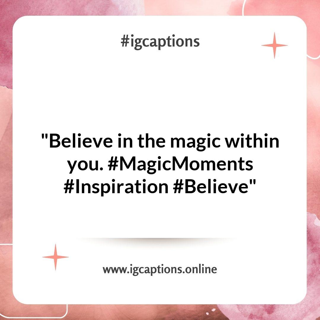 Enchanting Quotes: Inspirational Magic Tricks Instagram Captions to Inspire Your Followers Enchanting Quotes: Inspirational Magic Tricks Instagram Captions to Inspire Your Followers