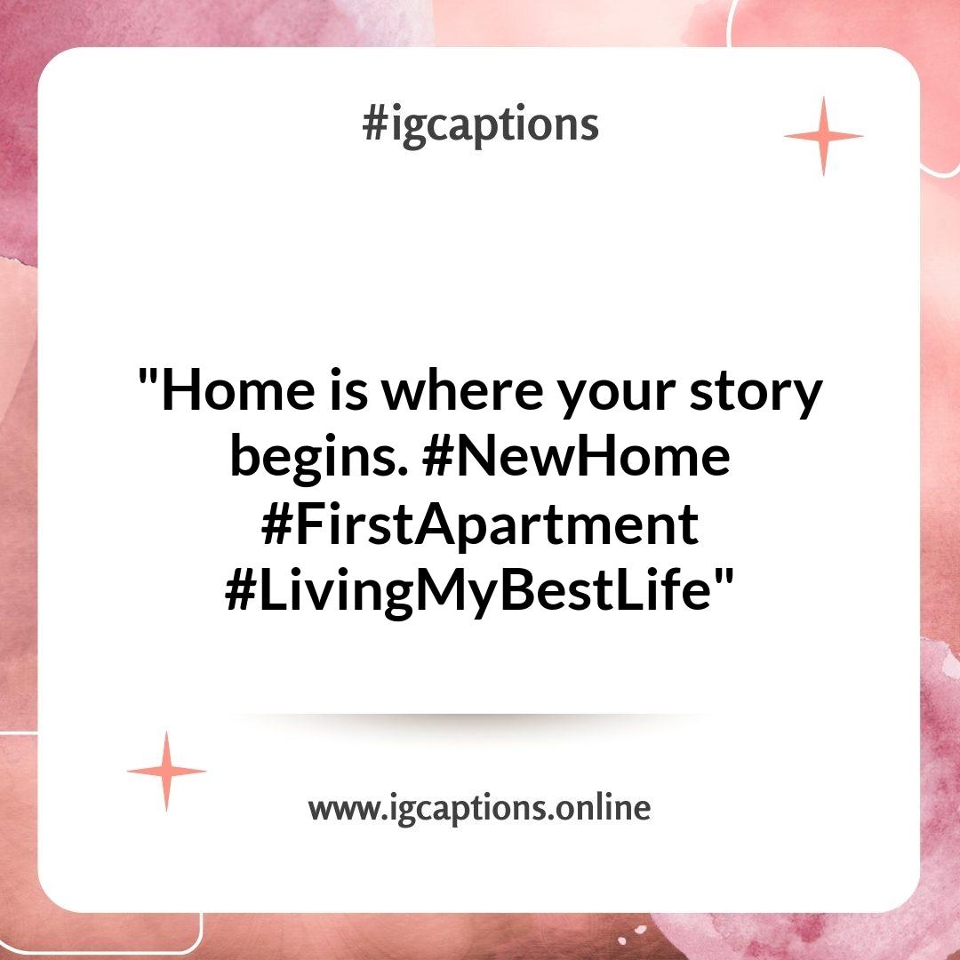 First Apartment Instagram Captions: Inspiring Quotes for Your New Home First Apartment Instagram Captions: Inspiring Quotes for Your New Home