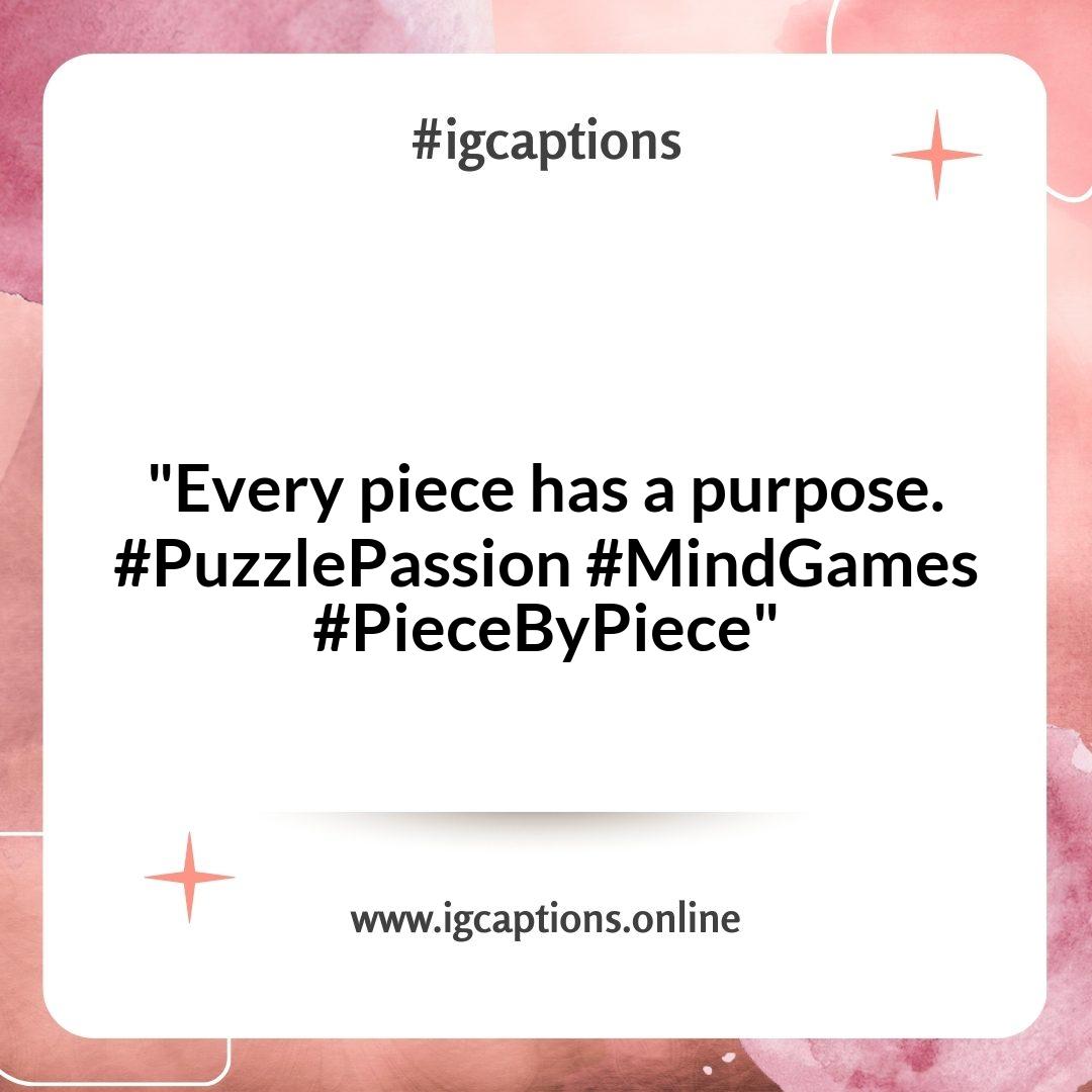 The Best Puzzles Instagram Captions for Puzzle Lovers and Enthusiasts The Best Puzzles Instagram Captions for Puzzle Lovers and Enthusiasts