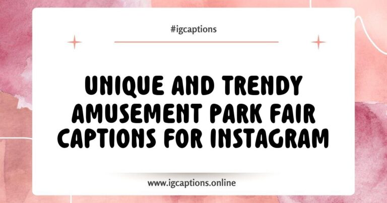 Colorful amusement park scene featuring vibrant rides and joyful visitors, perfect for Instagram. Captions for amusement park fun include 'Thrills and chills at the fair!' and 'Finding joy in every ride!' showcasing the excitement and adventure of a day at the amusement park.