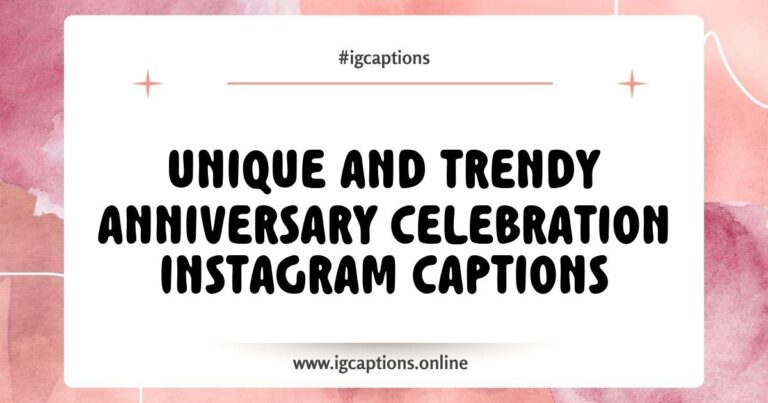 Creative Instagram captions for anniversary celebrations, featuring romantic phrases like 'Cheers to another year of love!' and 'Together is a wonderful place to be', showcasing a beautifully decorated anniversary party with candles, flowers, and a couple enjoying their special moment.