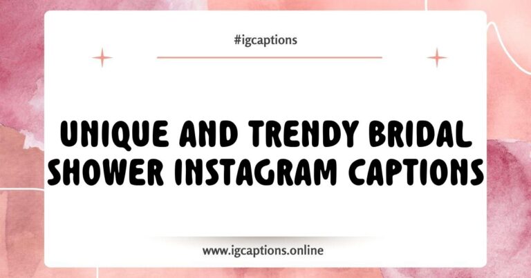 Creative bridal shower Instagram captions displayed on a beautifully decorated table with floral arrangements, featuring phrases like 'Cheers to Love and Laughter,' 'Bride's Tribe,' and 'Showering the Bride with Love' to inspire your perfect social media posts.