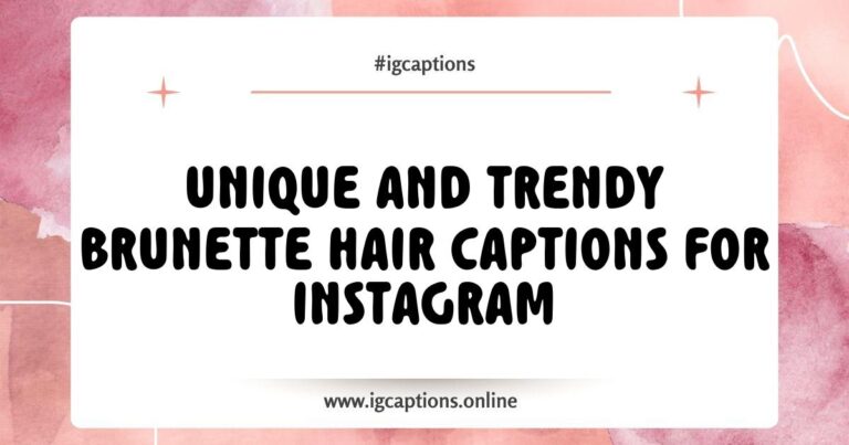 Brunette hair styled in loose waves, complemented by an elegant sunset background, showcasing Instagram captions like 'Brunette and beautiful' and 'Embracing my chocolate locks'. Perfect for inspiring followers with chic brunette hair captions for Instagram.