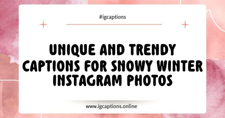 Cozy winter scene featuring a snow-covered landscape, perfect for Instagram. Use captions like 'Let it snow, let it glow' or 'Winter wonderland vibes' to enhance your snowy winter Instagram photos. The image captures the beauty of winter with frosted trees and a serene atmosphere, ideal for