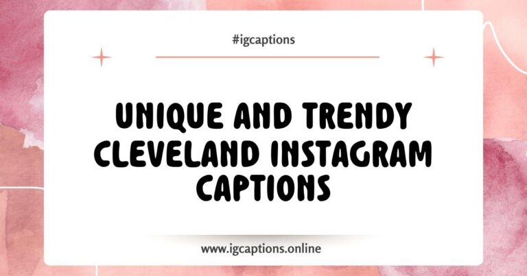 An aesthetically pleasing flat lay of a smartphone displaying Cleveland Instagram captions, surrounded by a coffee cup and a city map. Captions like 'Cleveland vibes only,' 'Lost in the beauty of the CLE,' and 'Exploring the hidden gems of Cleveland' inspire followers to share their own adventures in