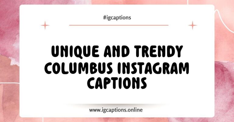 Colorful sunset view over Columbus skyline with popular Instagram captions like 'Exploring the heart of Ohio' and 'Columbus vibes only' written in stylish font, perfect for enhancing your social media posts about the city's vibrant culture and scenic beauty.