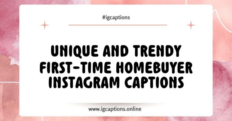 First-Time Homebuyer Instagram Captions featuring a cozy new home with a welcoming front porch, showcasing phrases like 'Home is where the heart is' and 'Excited to start this new chapter!' Perfect for celebrating the journey of buying your first home.