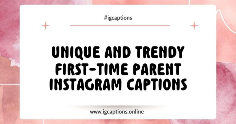 First-Time Parent Instagram Captions - A collection of heartwarming and humorous quotes for new parents, featuring phrases like 'Adventures in parenting begin!' and 'First steps, first words, first everything!' to inspire and connect with fellow first-time moms and dads on social media.