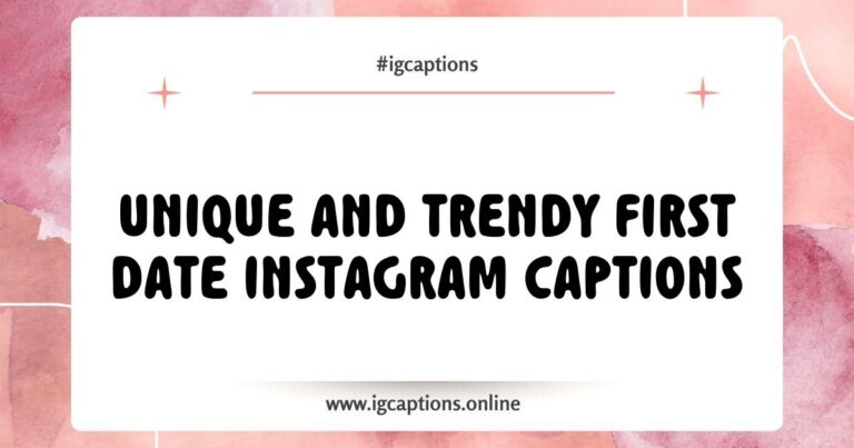 Creative flat lay of a notebook with handwritten 'First Date Instagram Captions' ideas, including phrases like 'Our love story begins here' and 'Cheers to new adventures', surrounded by coffee and a heart-shaped decoration, perfect for sharing memorable moments on social media.