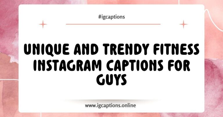 Image of a fit man at the gym, showcasing strength training, with an overlay of popular Fitness Instagram captions for guys like 'No pain, no gain' and 'Stay strong, stay focused.' The photo emphasizes motivation and dedication to fitness, perfect for inspiring social media posts.