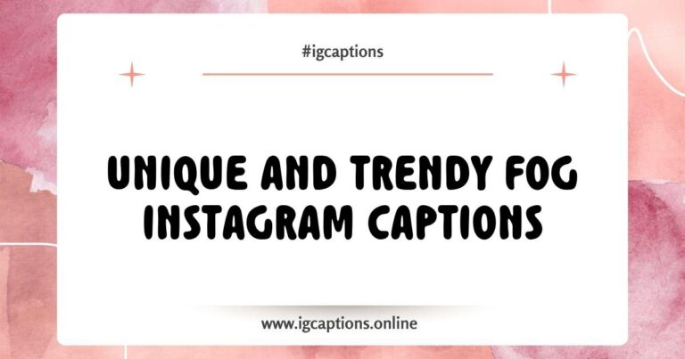 Fog Instagram Captions: A serene landscape enveloped in mist, perfect for capturing the mystical beauty of nature. Use captions like 'Lost in the fog' or 'Embracing the mystery of the morning haze' to enhance your foggy day photos on Instagram.
