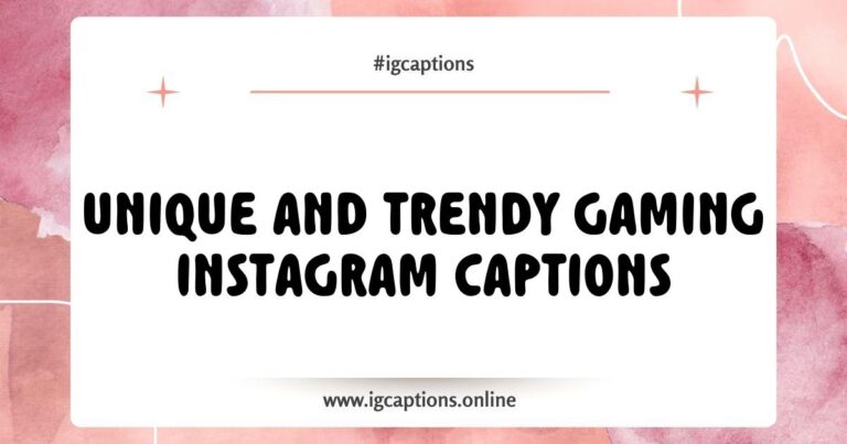 Colorful graphic showcasing popular gaming Instagram captions like 'Leveling up my game', 'Just one more match', and 'Eat, sleep, game, repeat', set against a vibrant gaming backdrop, perfect for gamers looking to elevate their social media presence.