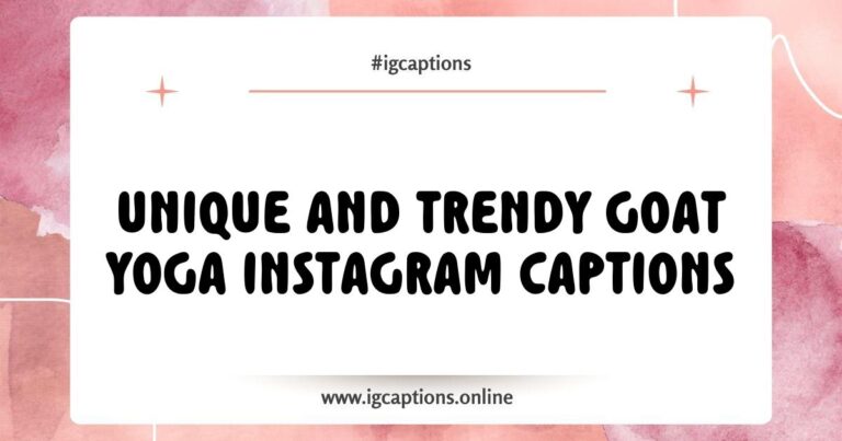Playful goats interacting with participants during a Goat Yoga session, accompanied by fun Instagram captions like 'Namaste and Goat On!' and 'Finding my balance with these adorable yogis!' Perfect for anyone looking to enhance their Goat Yoga experience with creative Instagram captions.