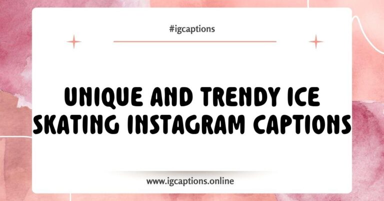 An ice skater gracefully gliding across a frozen rink, showcasing the joy of winter sports. Perfect for sharing on social media, this image captures the essence of ice skating along with popular Instagram captions like 'Chillin' on ice' and 'Skate, smile, repeat.' Ideal for ice