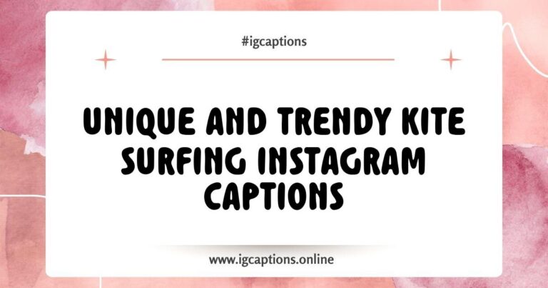 Colorful kite surfer riding the waves at sunset, with the caption 'Catch the wind and let your spirit soar! #KiteSurfing #AdventureAwaits' showcasing the thrill of kite surfing. Perfect for those looking for inspiring kite surfing Instagram captions.