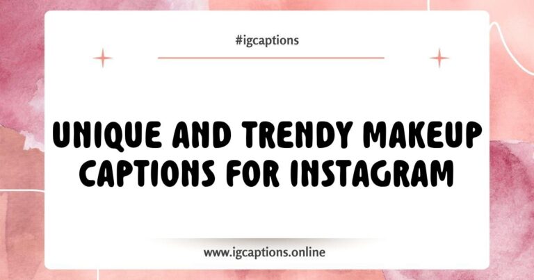Collection of vibrant makeup products with a stylish vanity setup, featuring popular Instagram captions like 'Glow up and show up' and 'Confidence is the best makeup'. Perfect for inspiring beauty enthusiasts looking for makeup captions for Instagram posts.