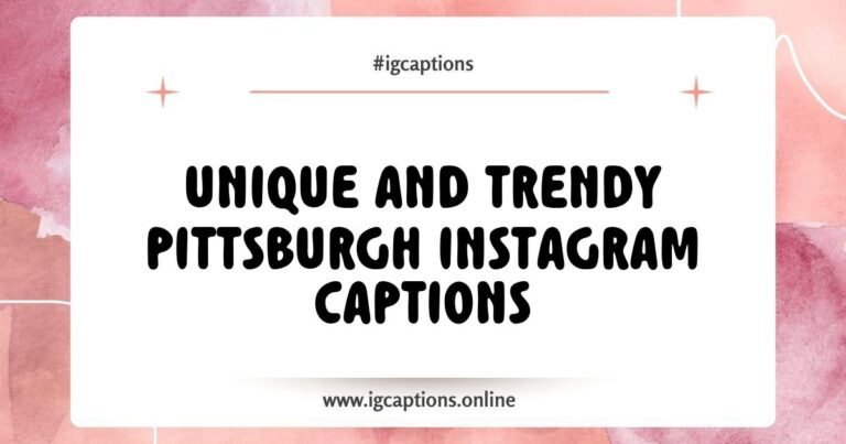Creative Pittsburgh Instagram captions showcasing the vibrant city skyline, iconic bridges, and cultural landmarks, perfect for enhancing your social media posts about Pittsburgh adventures. Captions like 'Taking in the Steel City views!', 'Exploring the hidden gems of Pittsburgh', and 'Pittsburgh, you have my heart!'