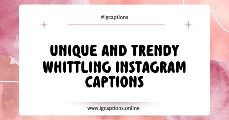Creative whittling Instagram captions displayed on a rustic wooden background, showcasing phrases like 'Carving out joy, one chip at a time' and 'Sculpting memories with every slice,' perfect for sharing your whittling journey and craftsmanship with followers.