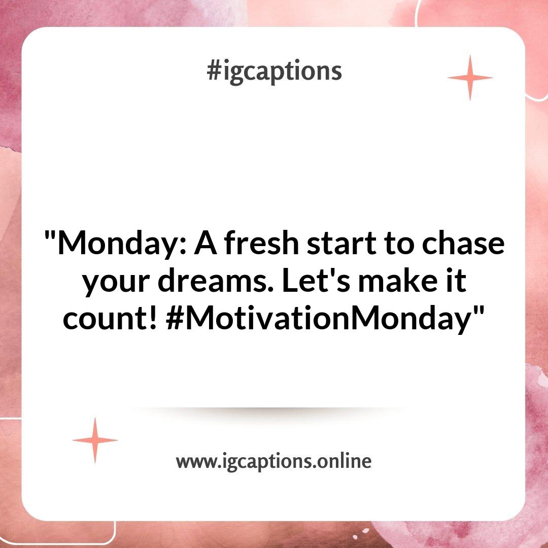 Clever Monday Instagram Captions for Productivity Enthusiasts Clever Monday Instagram Captions for Productivity Enthusiasts