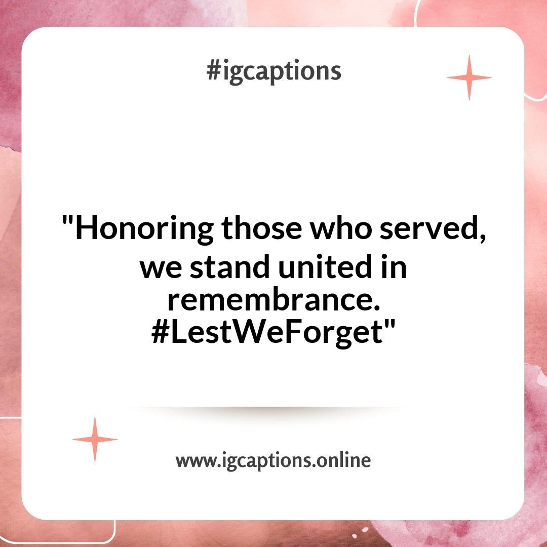 Visual Remembrance Day Instagram Captions for Stunning Imagery and Messages Visual Remembrance Day Instagram Captions for Stunning Imagery and Messages