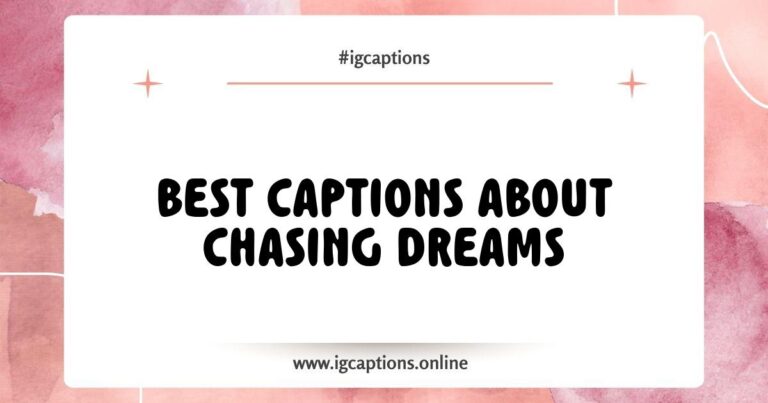 Image of a person standing on a mountain peak, gazing at a sunset, symbolizing the journey of chasing dreams. Captions about chasing dreams overlay the image, featuring inspiring phrases like 'Dream big, work hard,' and 'Every step counts on the path to your dreams.' This visual embodies