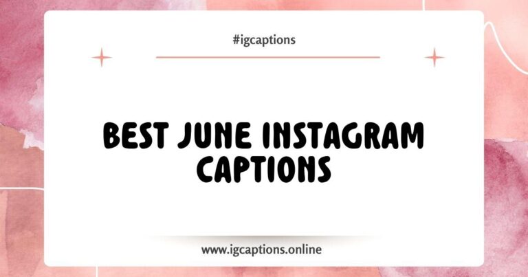 Colorful graphic featuring popular June Instagram captions like 'Hello, summer vibes!' and 'Chasing sunsets and summer dreams' overlaid on a beach background, perfect for inspiring your June social media posts.