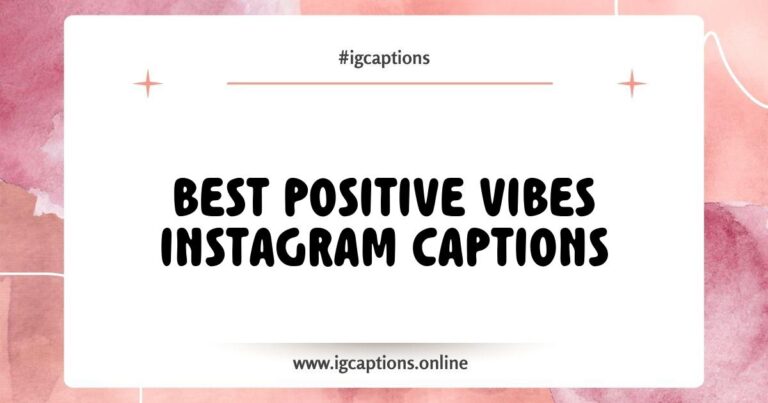 Colorful flat lay of a smartphone displaying positive vibes Instagram captions like 'Good vibes only', 'Radiate positivity', and 'Chase the sun', surrounded by tropical leaves and sunshine, perfect for uplifting your social media posts.